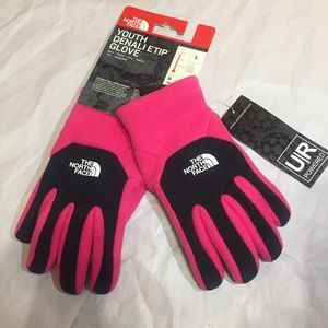 The north face Denali etip glove YOUTH